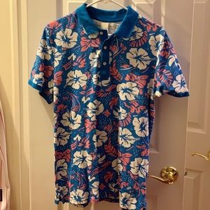Men’s Floral Collared Shirt - H&M Polo